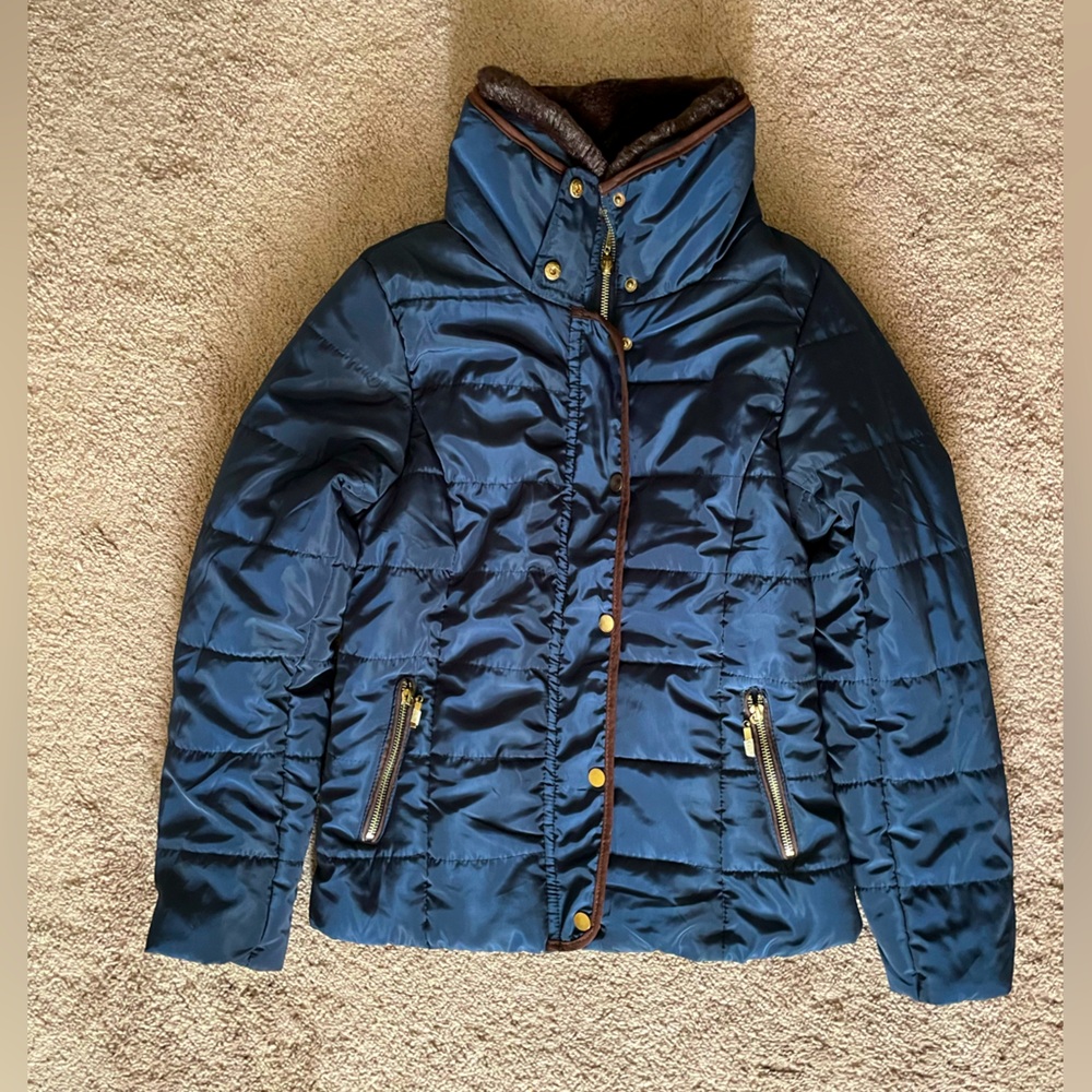 CHKNY Blue Women's puffer Jacket size medium